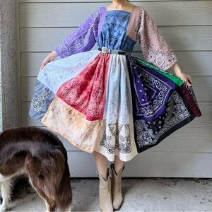 Handmade Bandana Dress SKU 10273